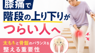膝痛 階段